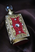 الغريبة العربية إعادة الملء زجاجة عطر الرجعية متجمد الزجاج ضئيلة المعطرة العطر الضروري النفط الحاويات ديكور سيدة هدية - الصورة 3